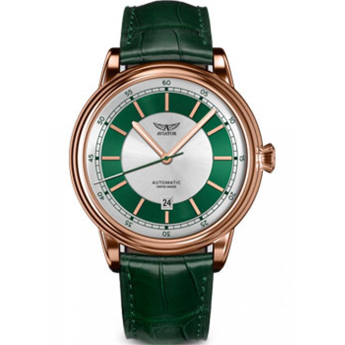 Швейцарские наручные мужские часы AVIATOR V.3.32.2.271.4. Коллекция Douglas W226536